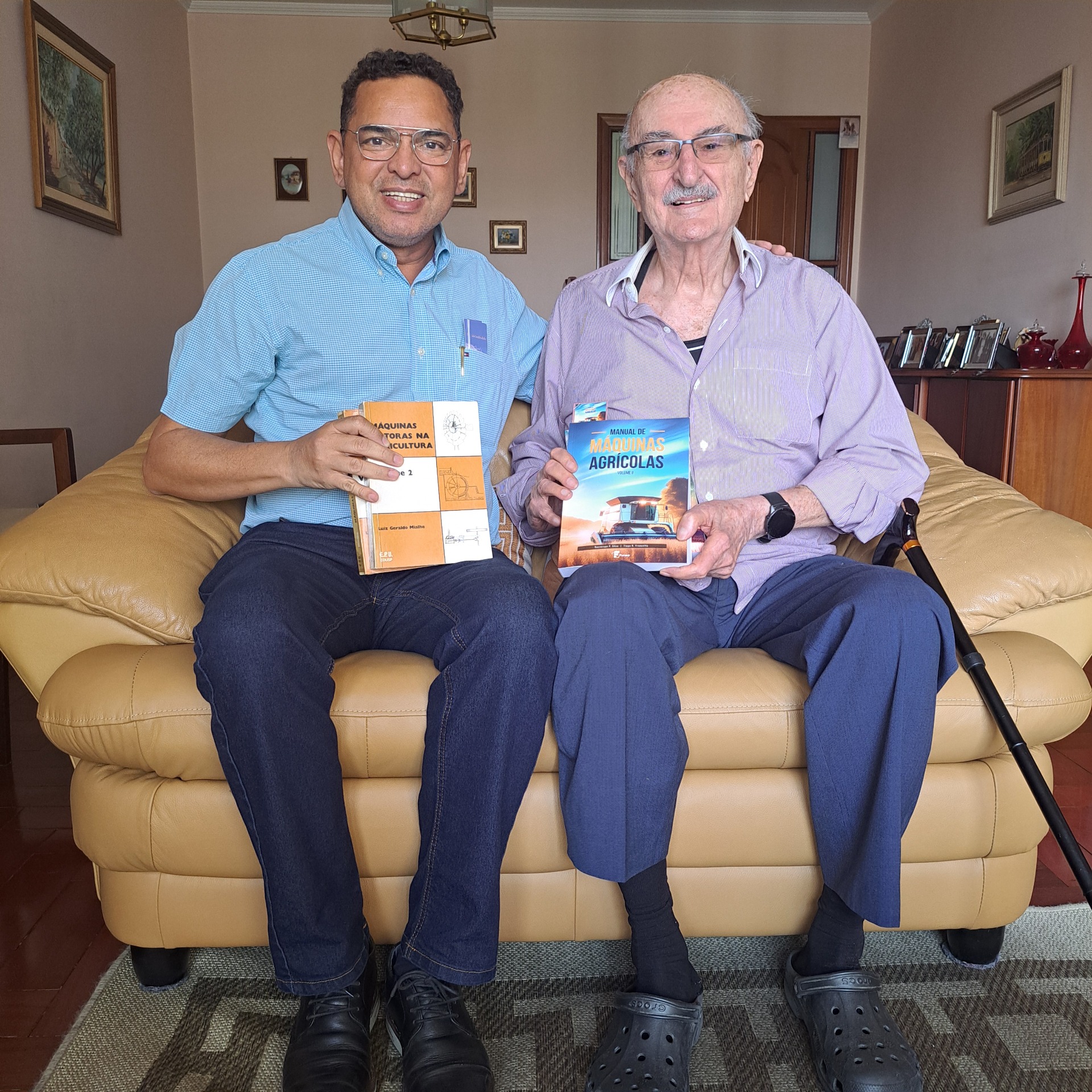 Prof. Rouverson e Prof. Luiz Mialhe